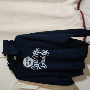 Men's Hoddie Blue